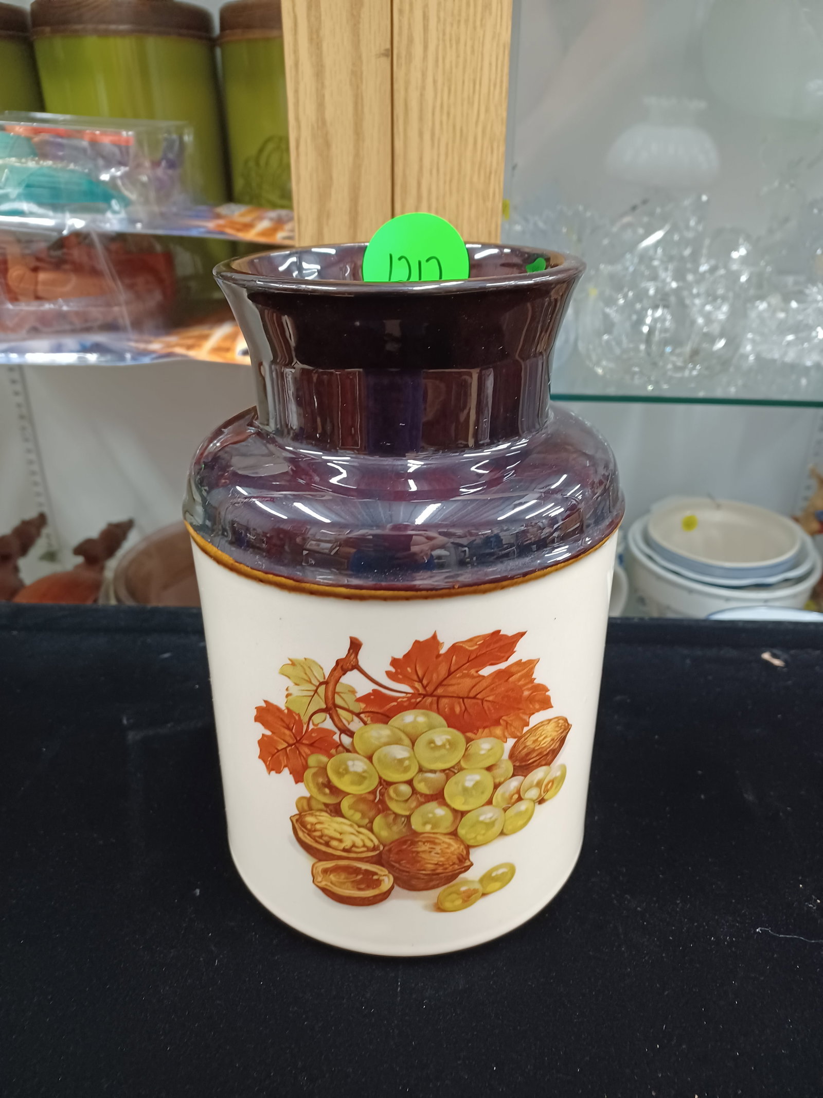 Vintage USA Pottery Jar: see photos for details