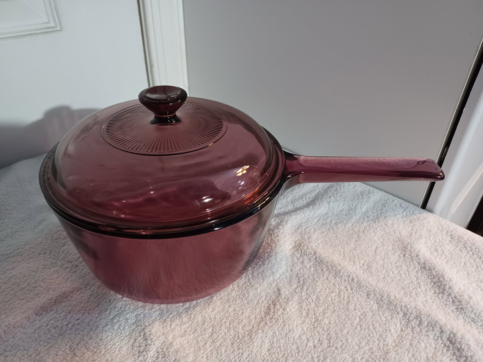 Pyrex Visions Cranberry Stove Top Cooker: Pyrex Visions Cranberry Stove Top Cooker