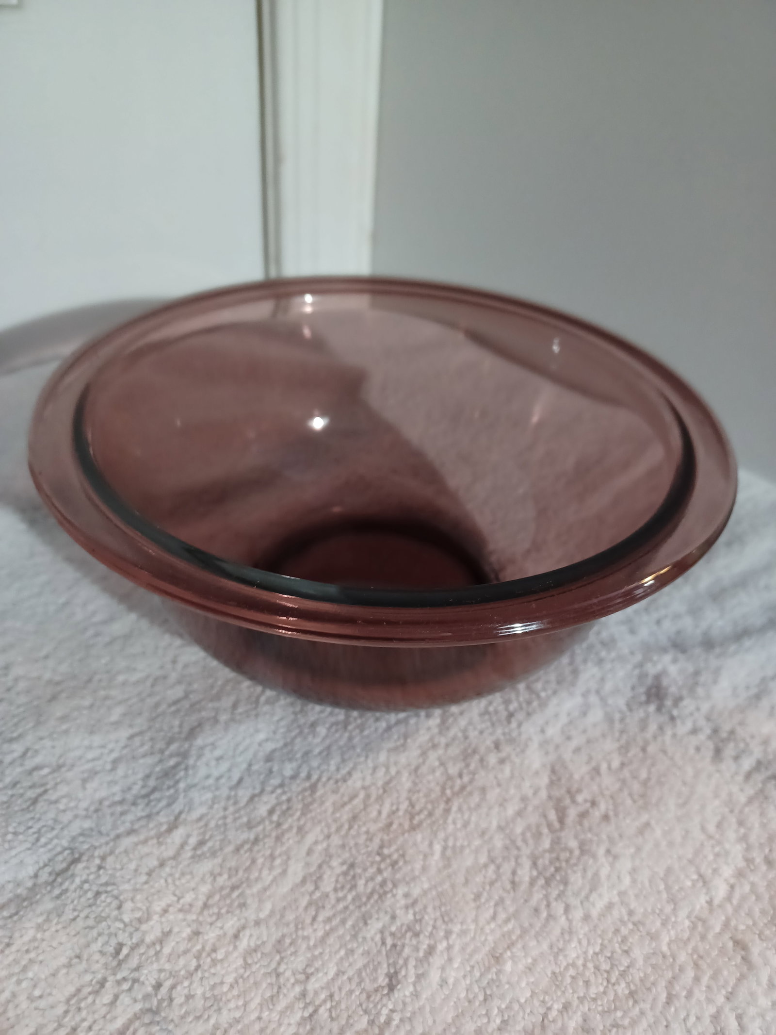 Pyrex Visions Cranberry Mixing Bowl: Pyrex Visions Cranberry Mixing Bowl