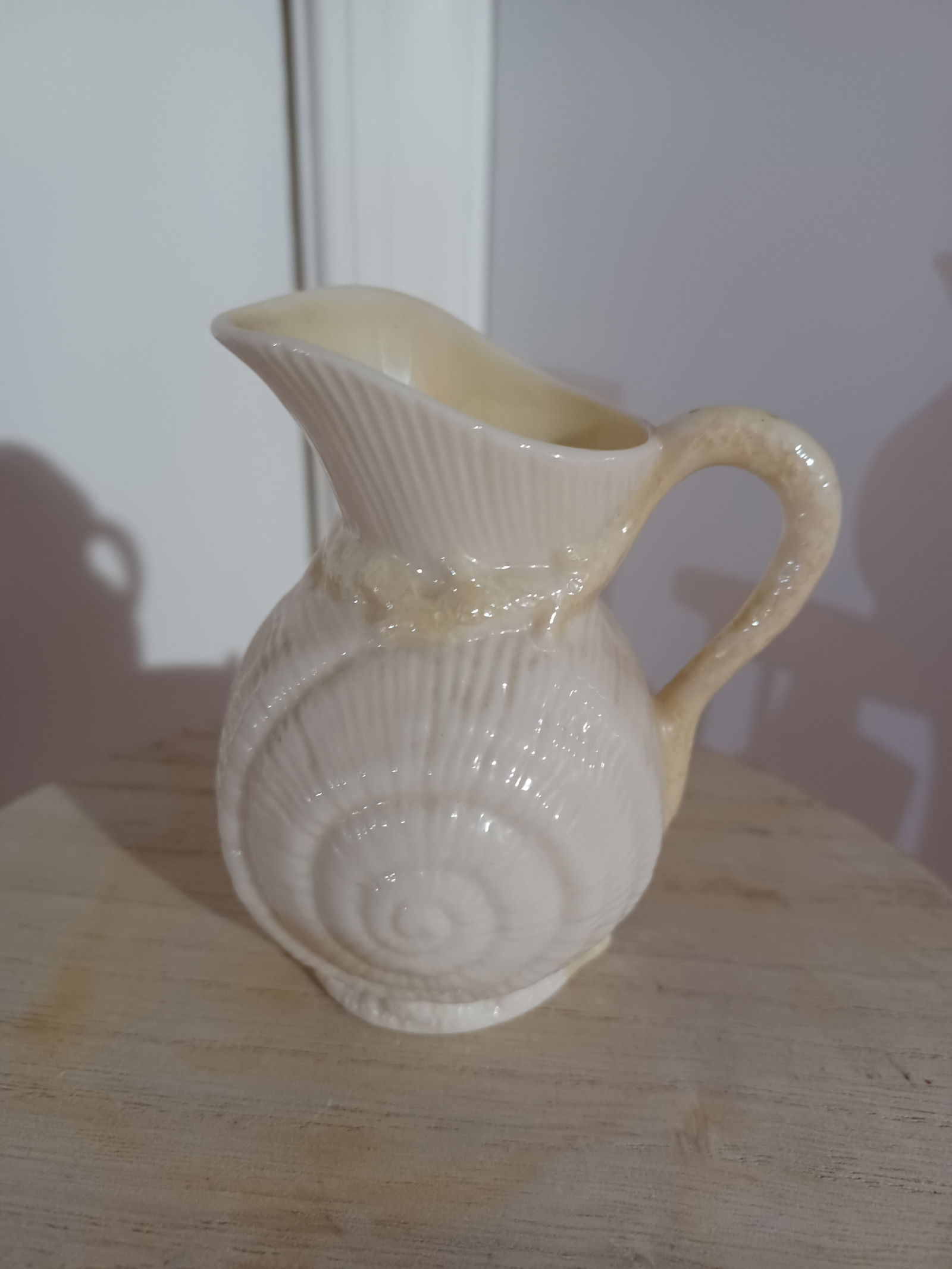 Vintage Belleek Irish Porcelain Seashell Pitcher (1 of 7)