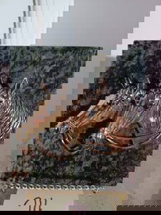 Vintage Marble and Resin Horse Plaque made in Ireland: Vintage Marble and Resin Horse Plaque made in Ireland