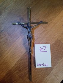 Vintage Brass Crucifix