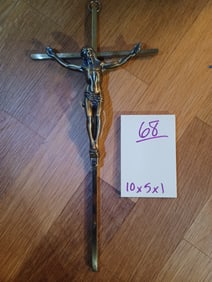 Vintage Brass Crucifix