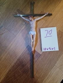 Vintage Brass Crucifix