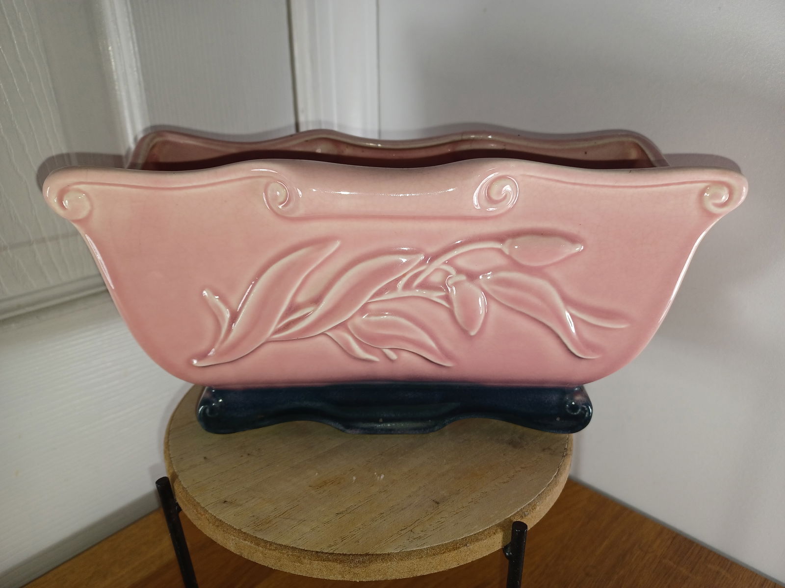 1940's Vintage Pink Planter Vase (1 of 7)