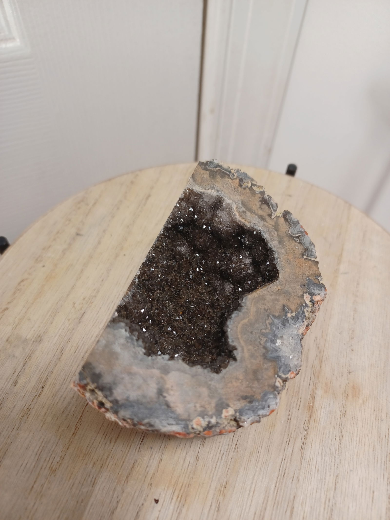 Black Agate Geode (1 of 5)