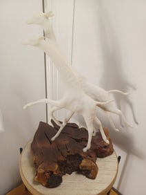 John Perry Statue Giraffes