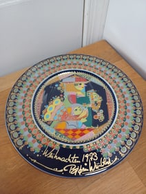 Vintage Rosenthal Weihnachtstellar Plate 1973