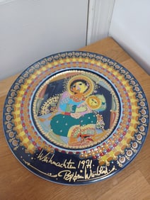 Vintage Rosenthal Weihnachtstellar Plate 1971