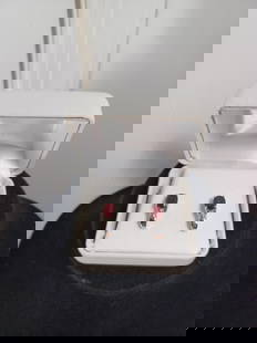 Sterling & Garnet Pierced Earrings: Sterling & Garnet Pierced Earrings