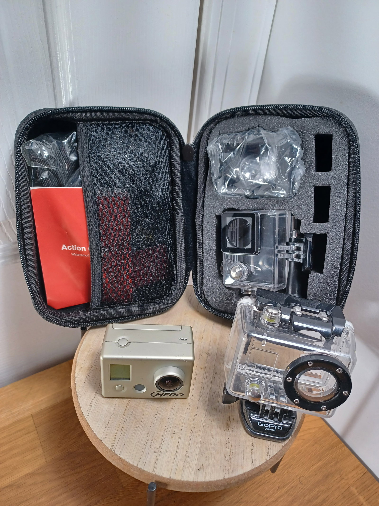 Go Pro Hero Lot . Camera, Case, NEW Case in carrying Case: Go Pro Hero Lot . Camera, Case, NEW Case in carrying Case