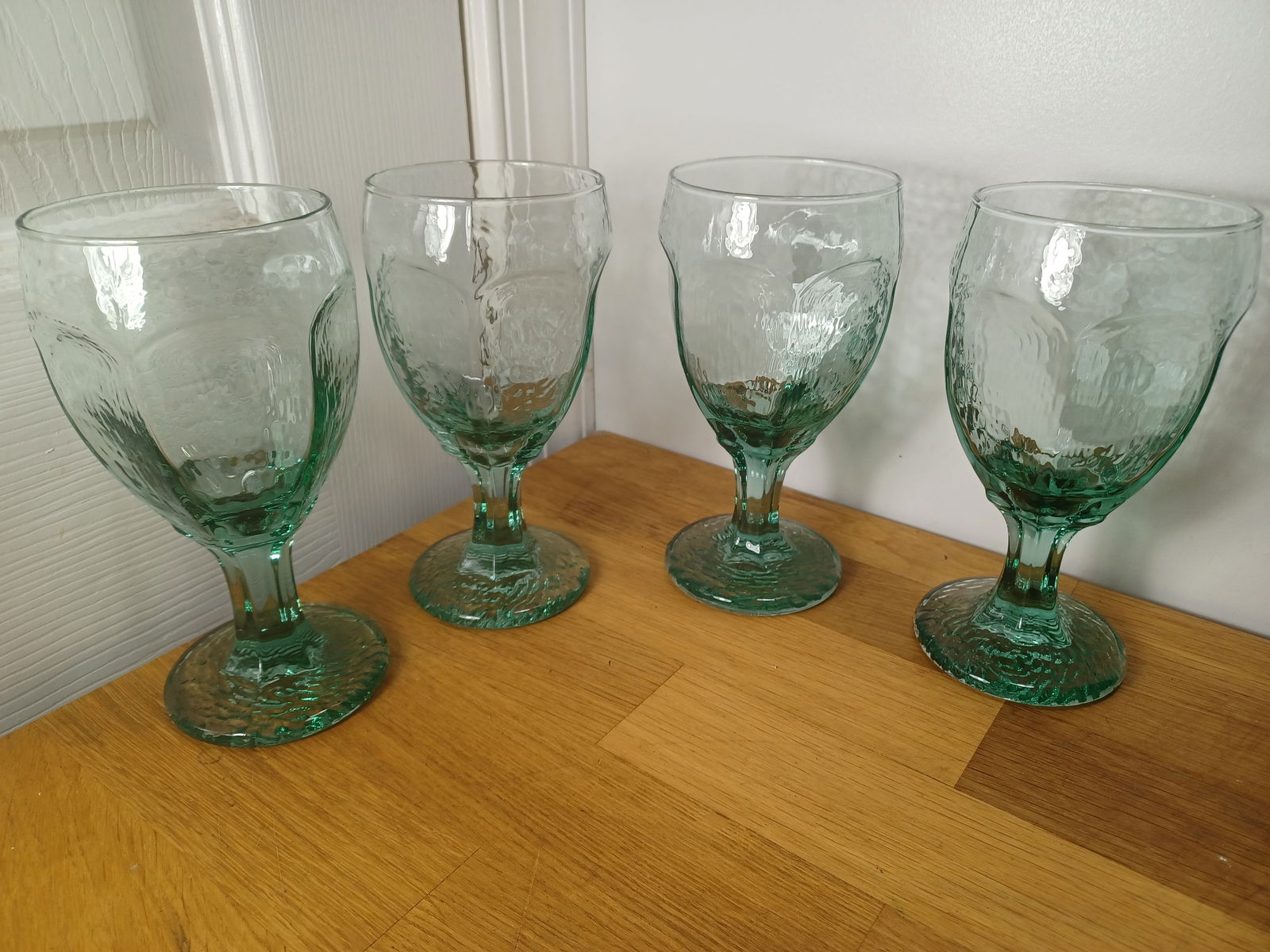 Libby Chivalry Green Set of 4 Goblets: Libby Chivalry Green Set of 4 Goblets