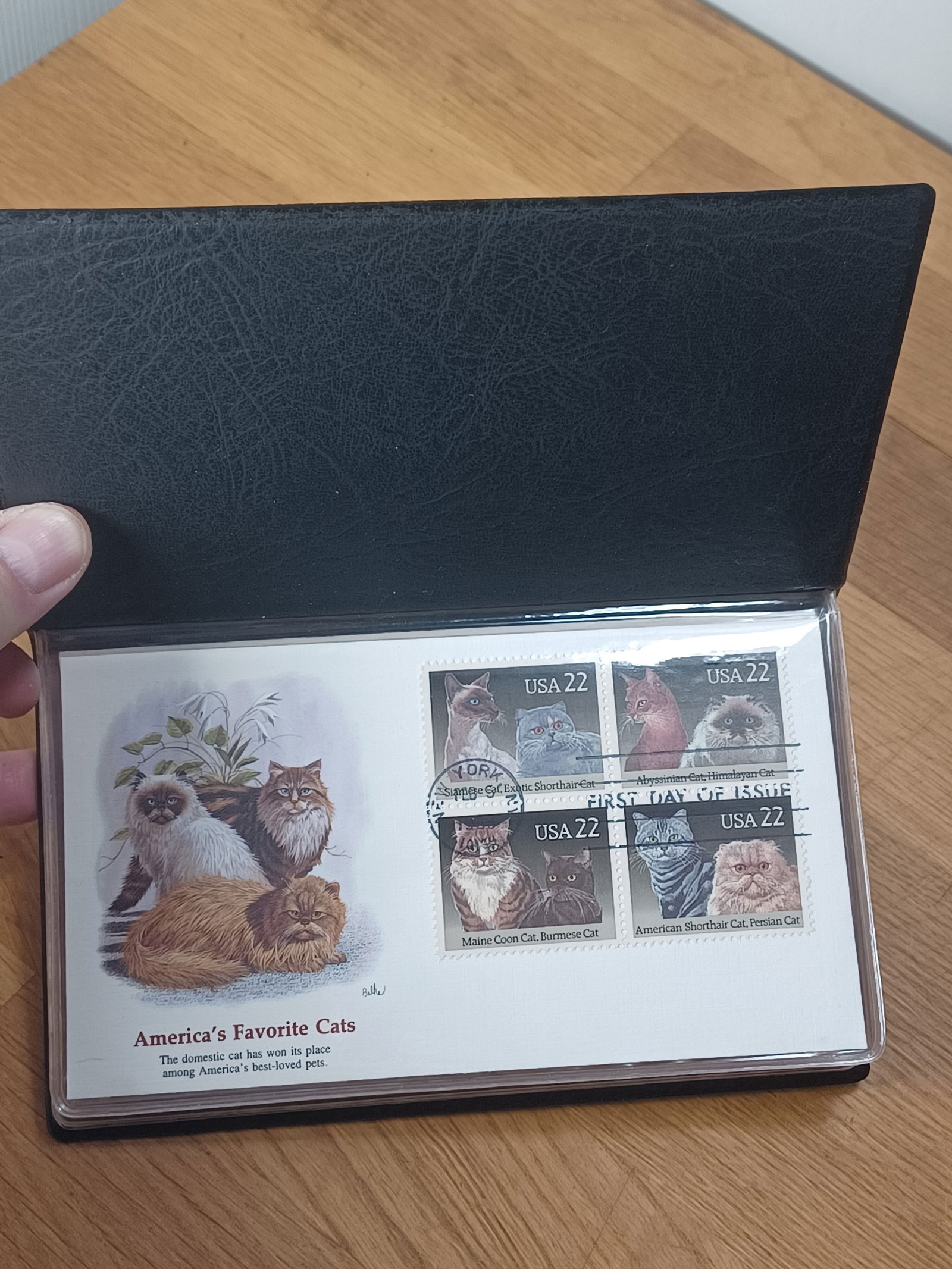 Vintage Set USPS Stamps Americas Favorite Cars In Packet (1 of 7)