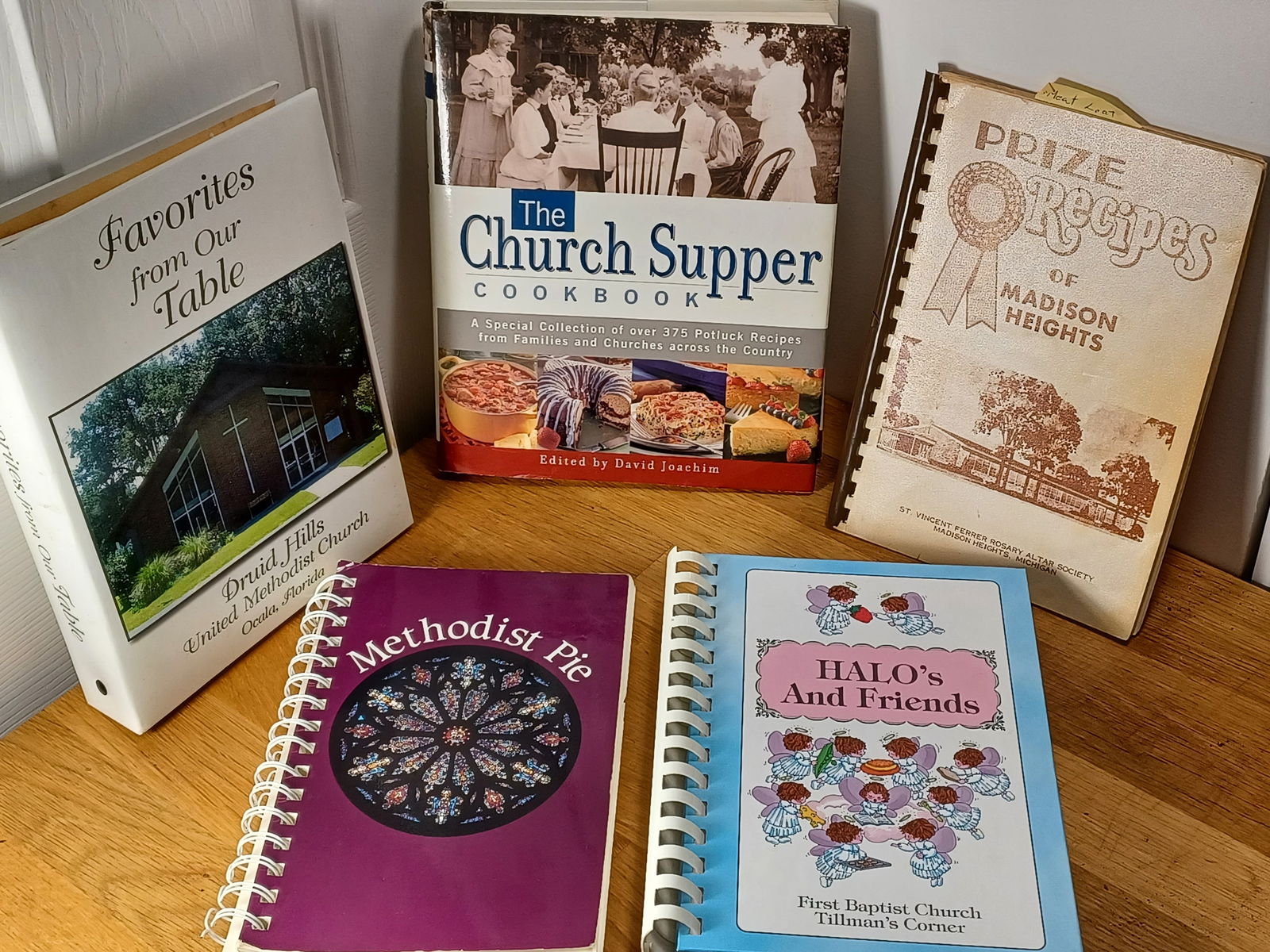 Vintage Church Cook Book Lot (1 of 20)