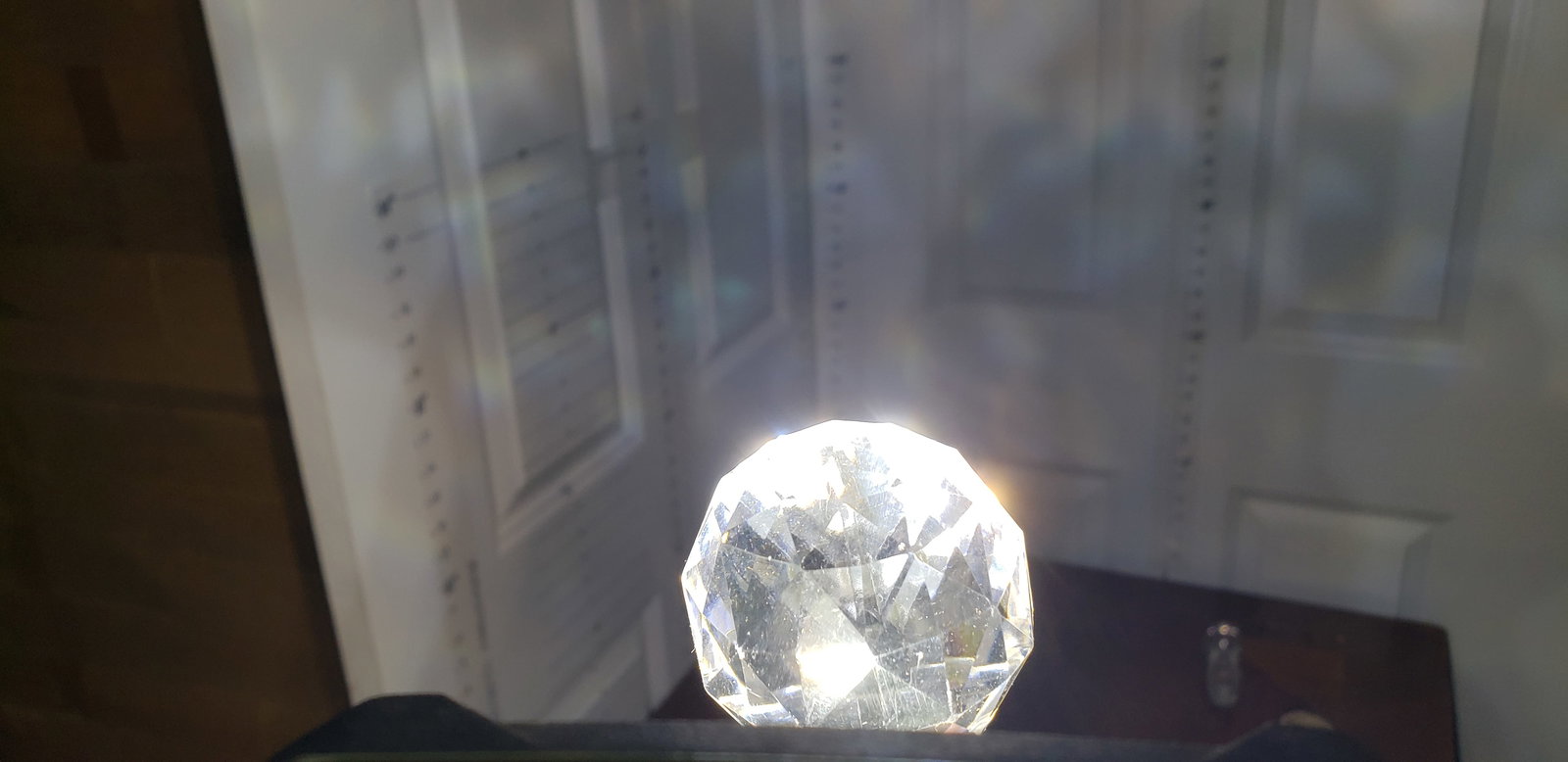 decanter (crystal?) stoppers, 4 (1 of 3)