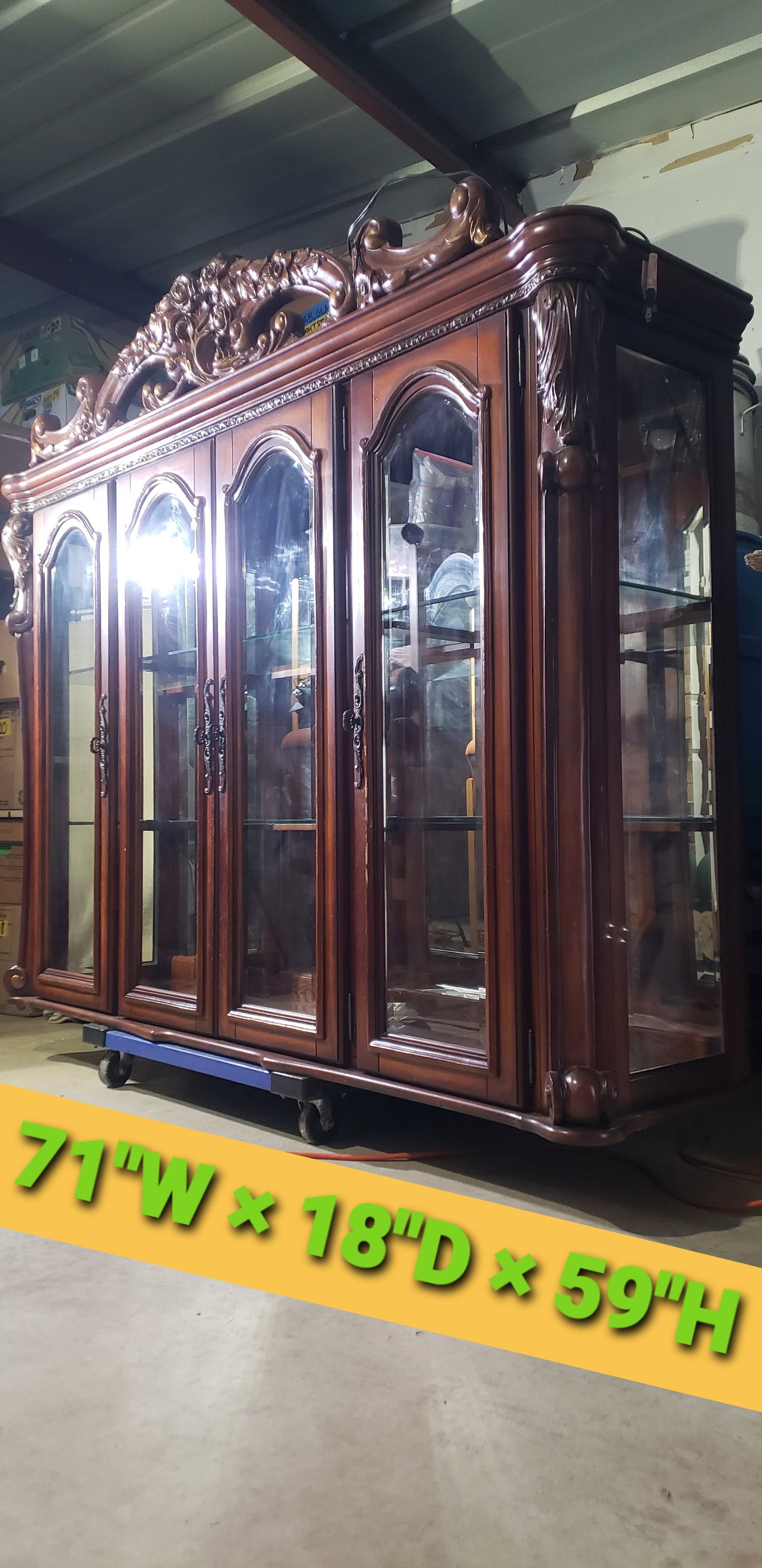 ornate china hutch (1 of 17)