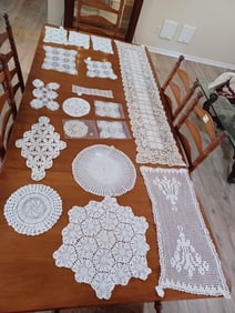 Lot of Vintage Crochet Pieces