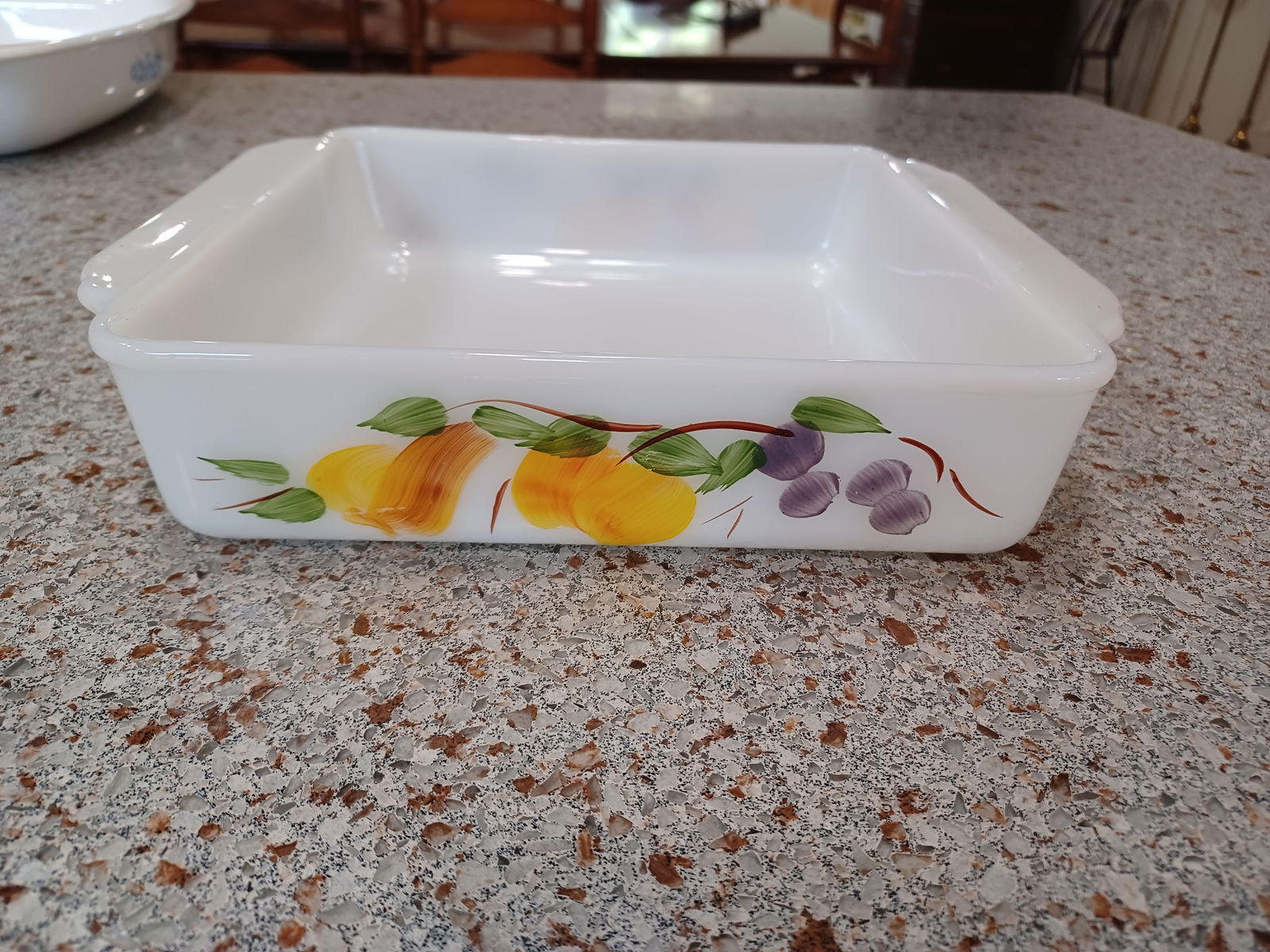 Vintage Fireking Hand Painted Casserole Dish (1 of 7)