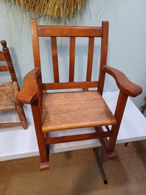 Vintage Childs Rocker/ Plays music when rocked