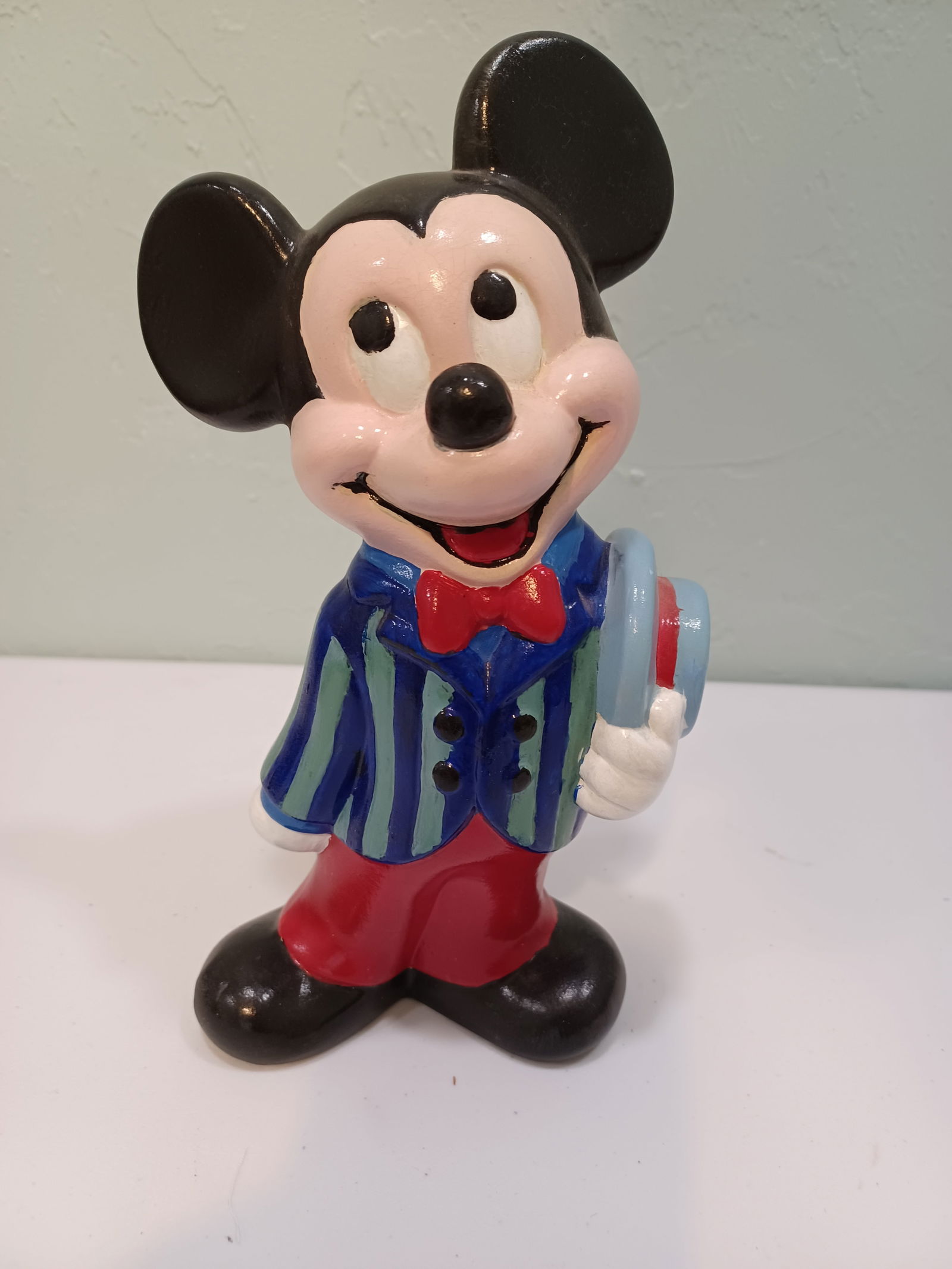 Early 80's Mickey Mouse Pottery Statue (1 of 6)