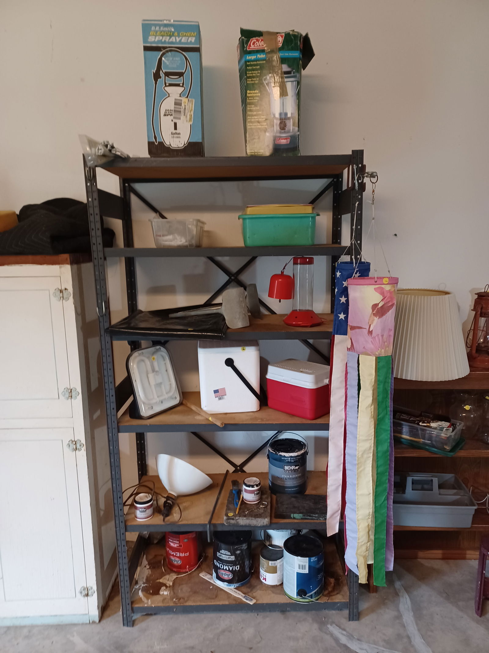 Metal Shelf & Contents (1 of 7)