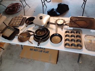 Lot- Contents of Table Top