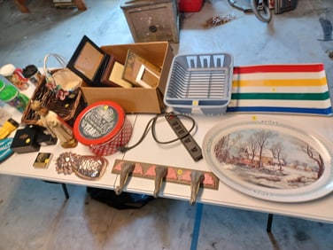 Lot- Contents of Table Top