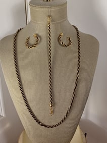 Beautiful Napier Necklace Earring & Bracelet Set
