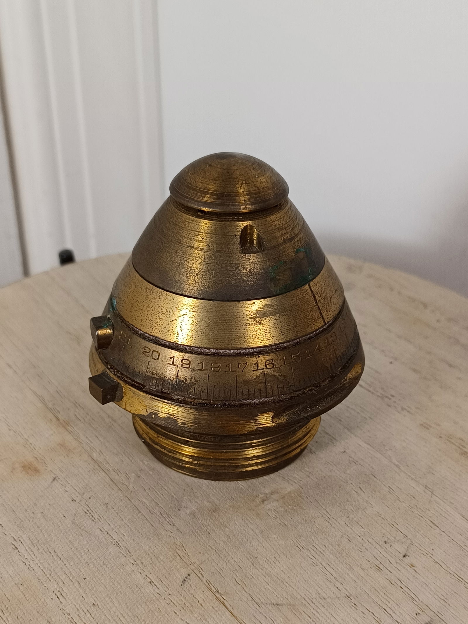 WW1 British Artillary Shell Brass Timer Fuse (1 of 8)