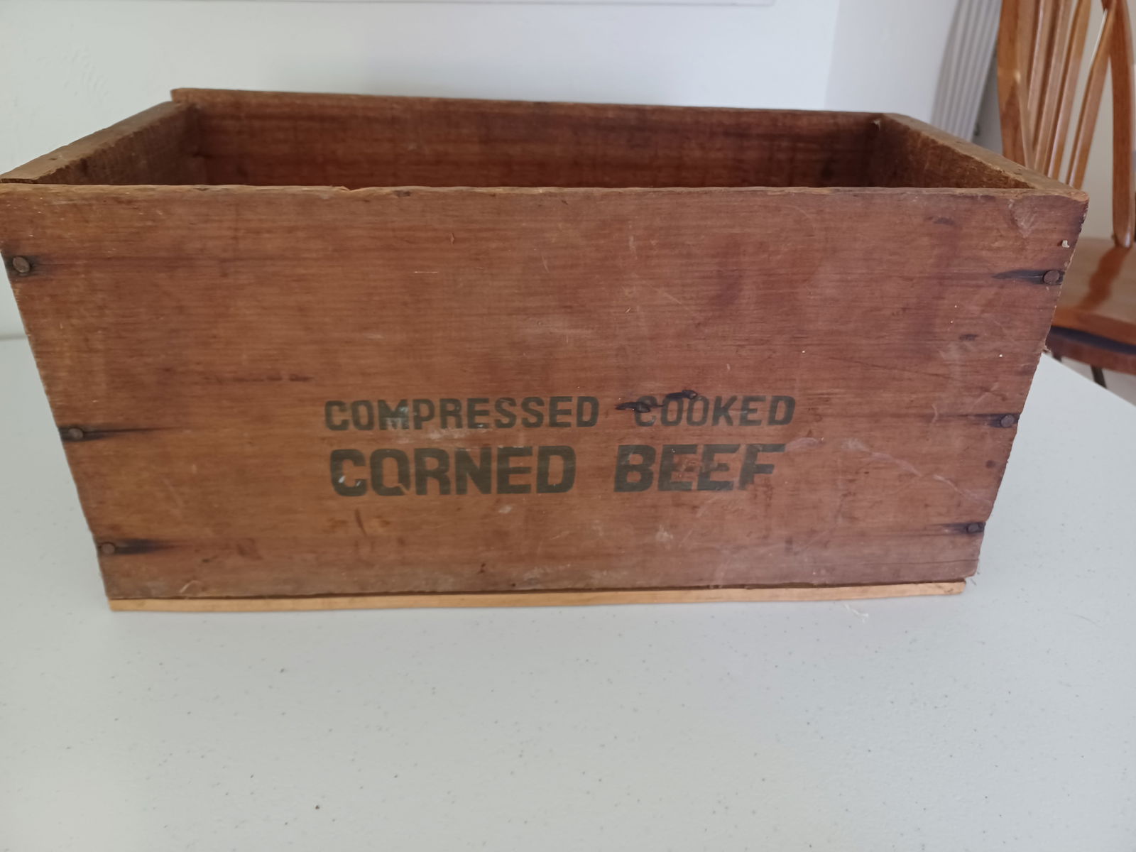 Vintage Corned Beef Crate: Vintage Corned Beef Crate