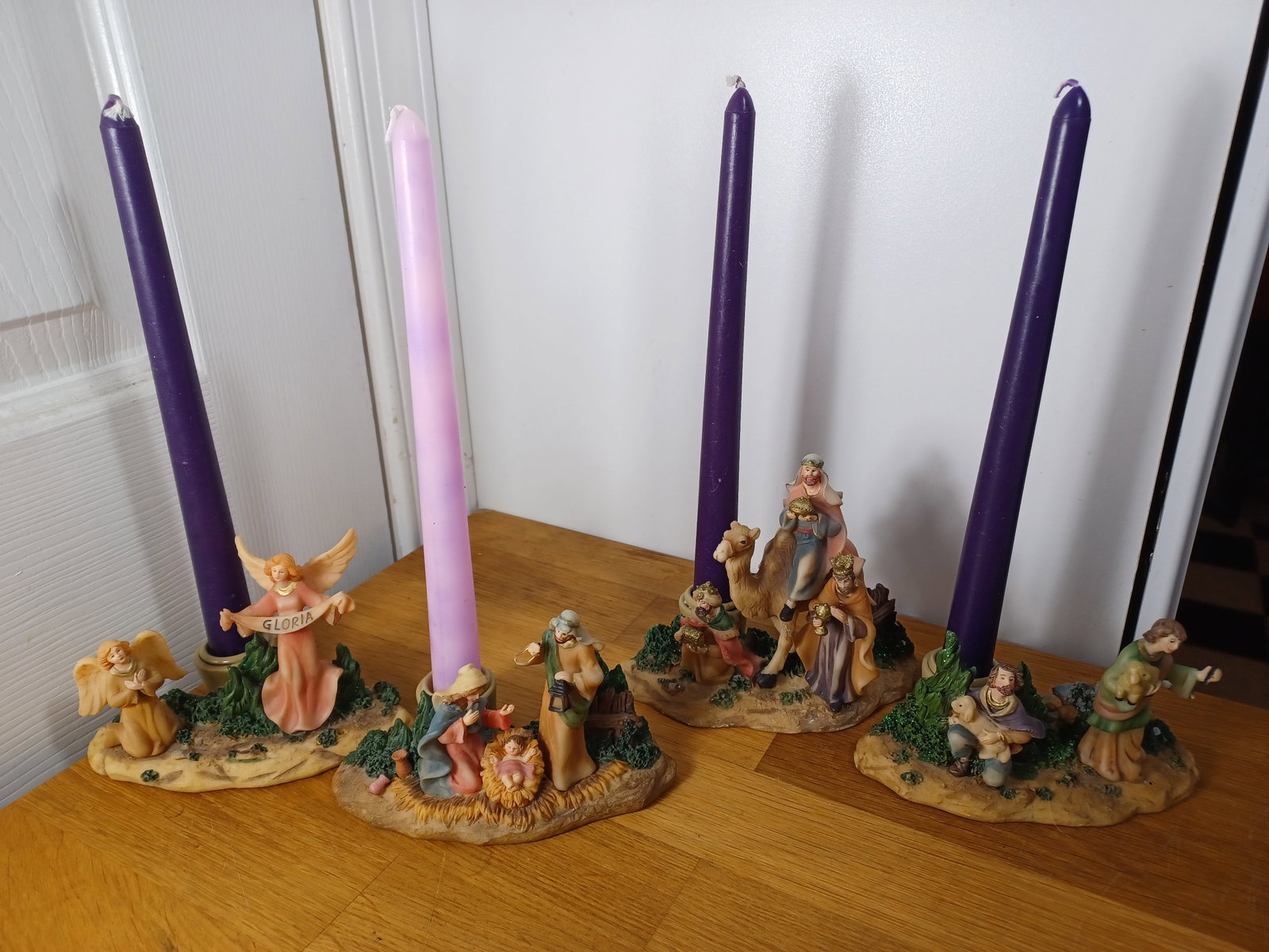 Nativity Candle Set: Nativity Candle Set