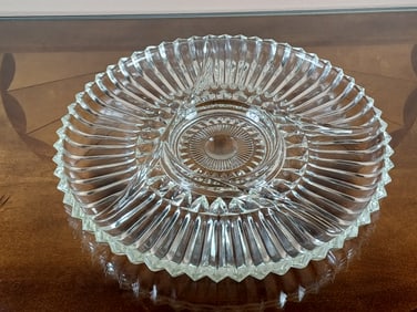 Vintage Mid Century Relish Serving Tray