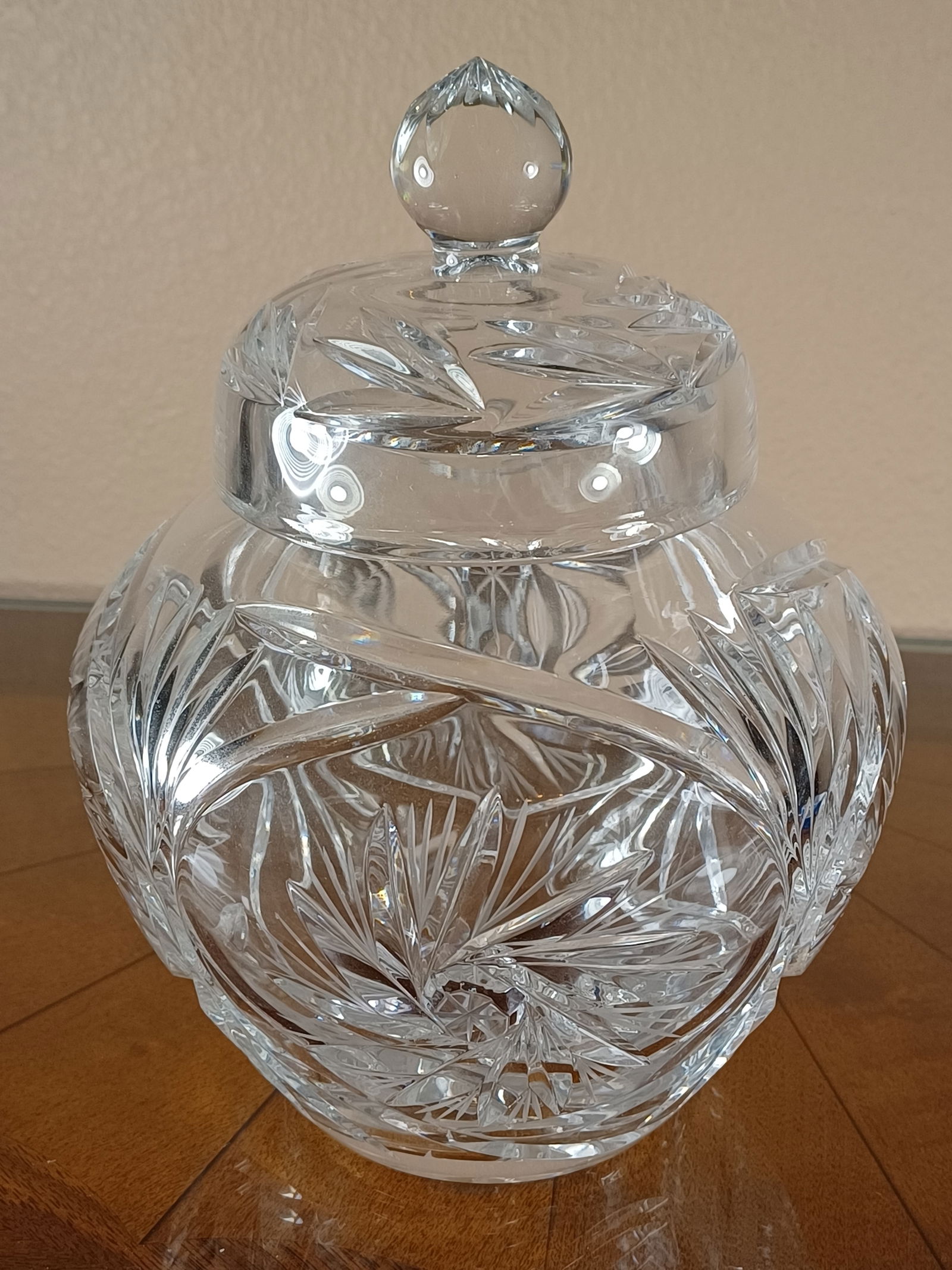 Vintage Cut Crystal Jar with Lid (1 of 7)