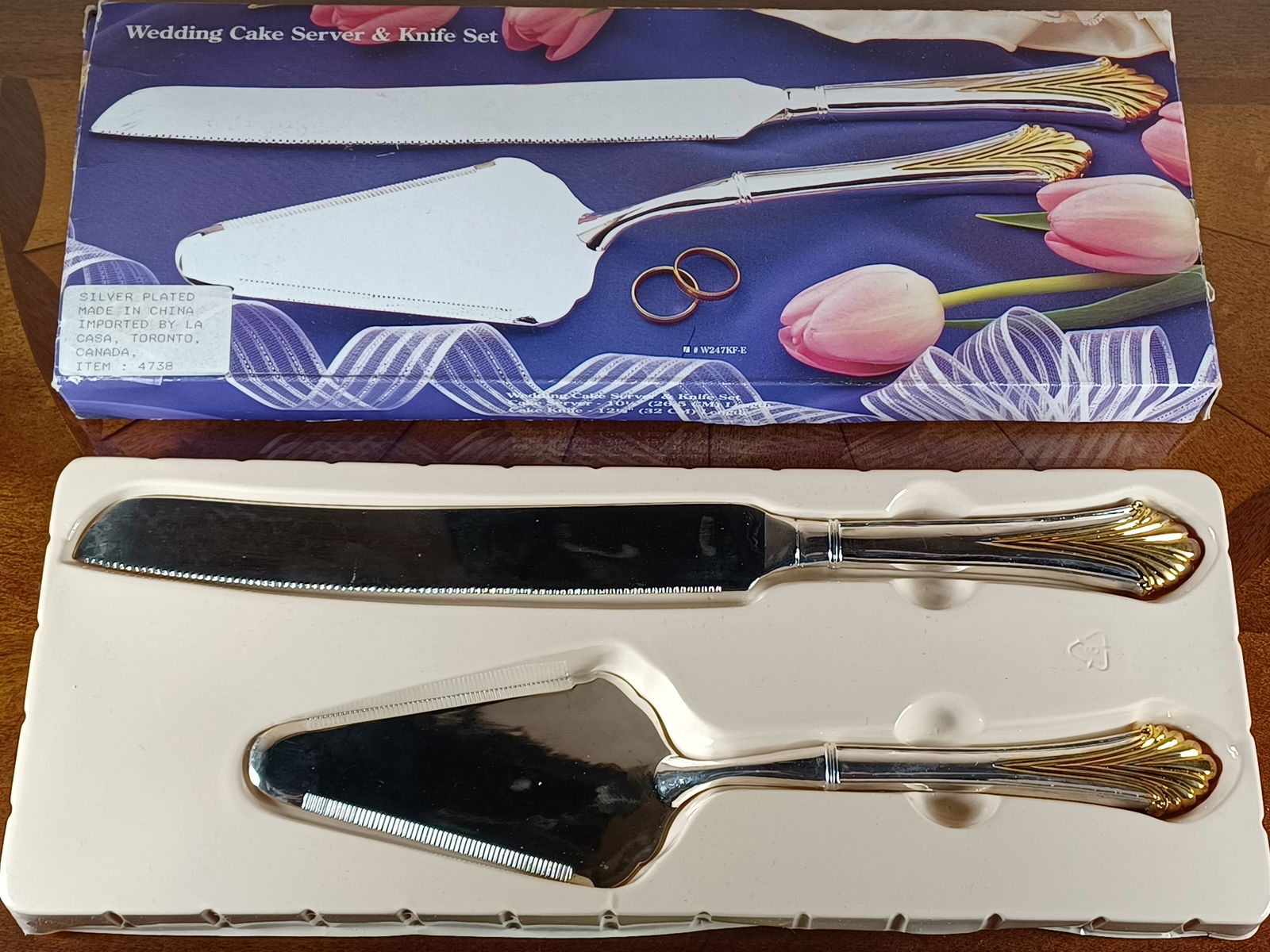 Vintage Silver Plated Cake Serving Pieces in original Box (1 of 5)