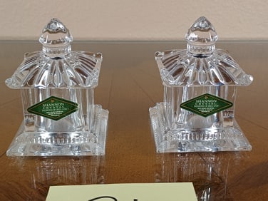 Irish Crystal Salt & Pepper Shakers by Shannon