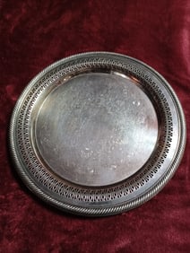 Vintage Silver Plated Tray