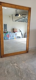 Large Bevelled Glass Mirror