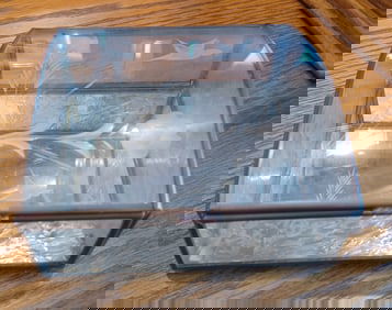 Etched Glass Jewelry box