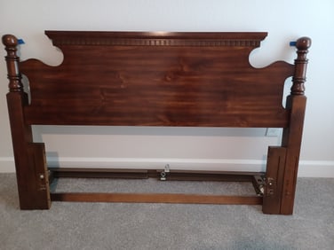 Bassett Full Size Headboard with frame
