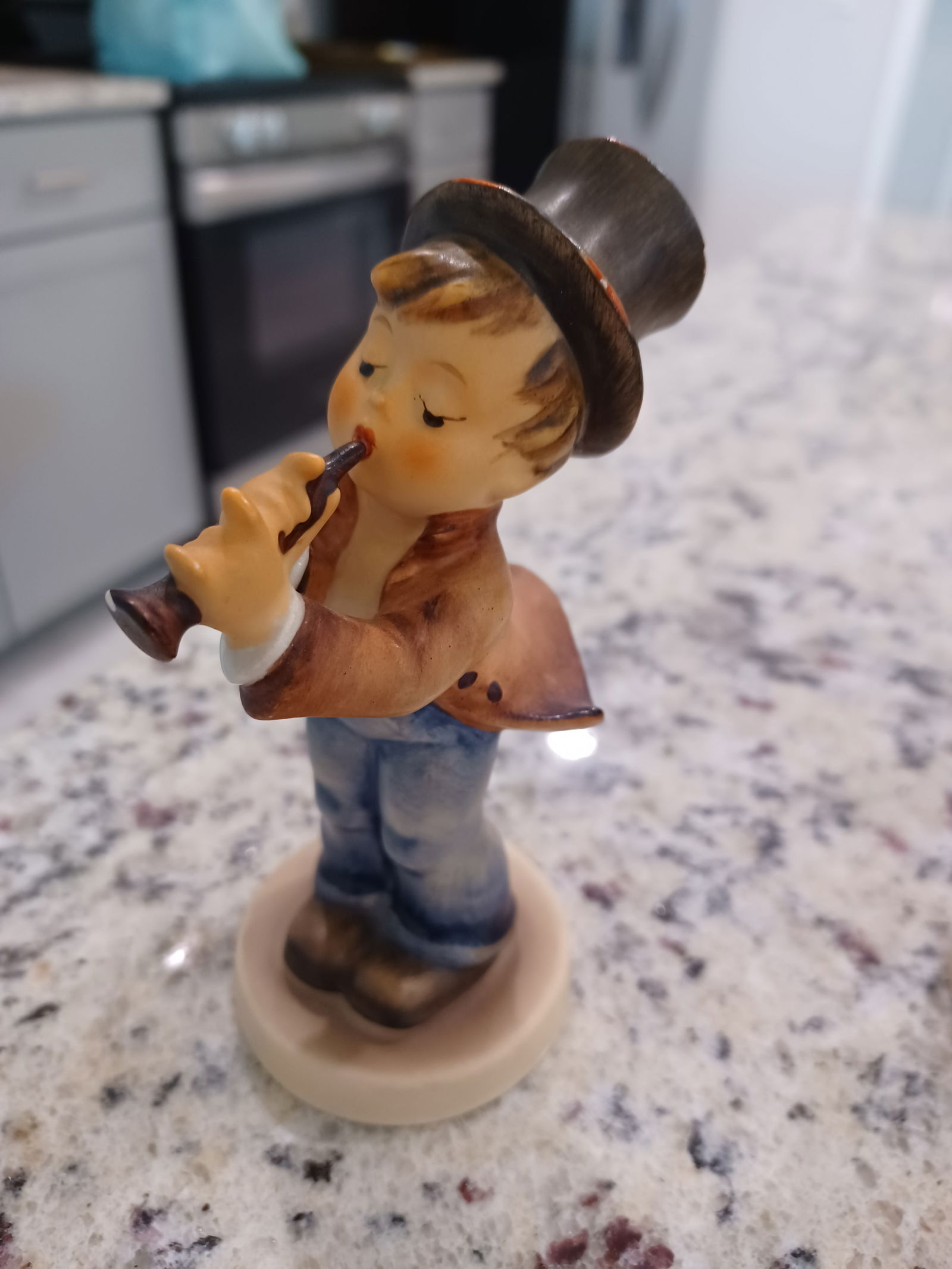 Hummel Figurine Boy Playing Horn (1 of 3)