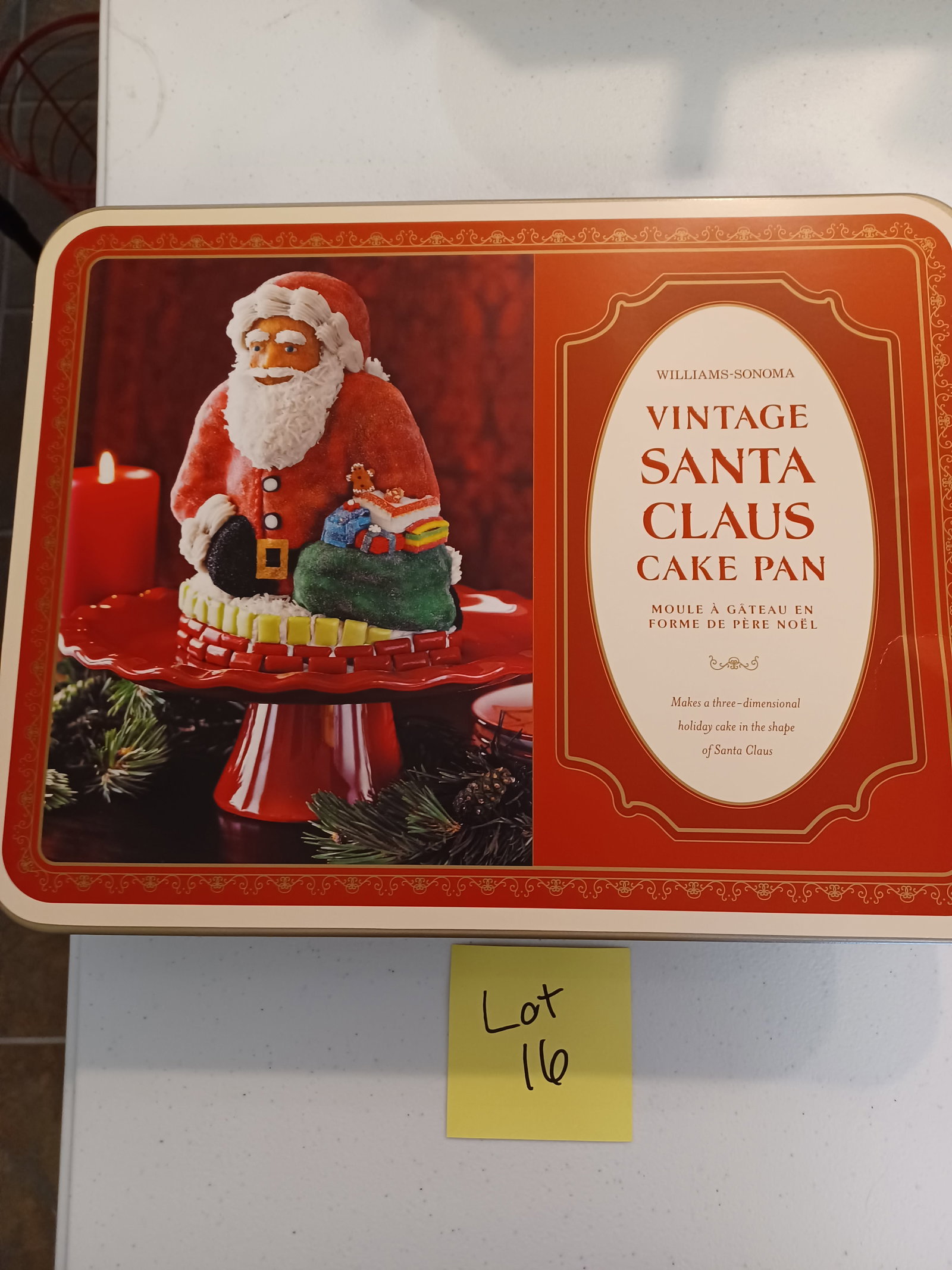 NEW William Sonoma Santa Cake Mold: NEW William Sonoma Santa Cake Mold