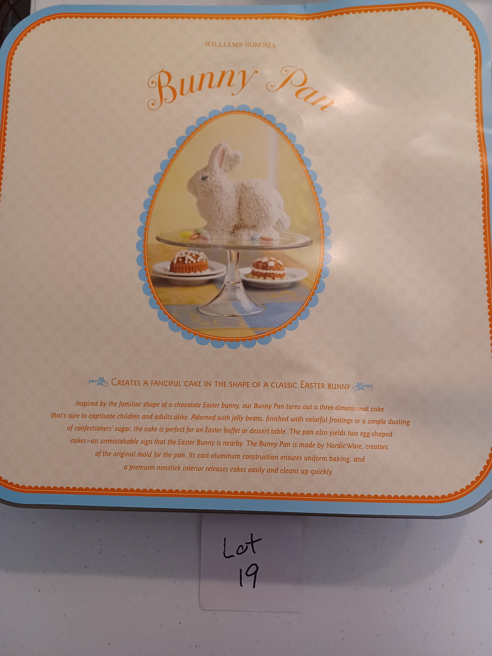 NEW William Sonoma Bunny Cake Pan: NEW William Sonoma Bunny Cake Pan