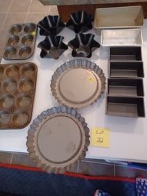 Large Lot of Baking Pans