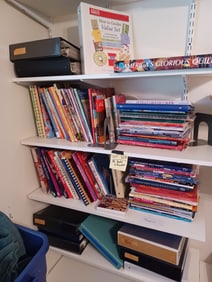 Large Lot of Quilting, crafting books /  everything seen on shelves