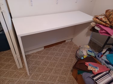 White work desk