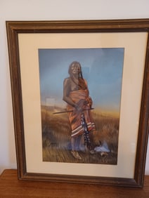Framed Native American Print