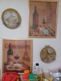 All wall art seen in photos