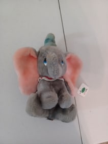 Vintage 1970's Dumbo Stuffed Plush / Stuffed with Ground Peanut Shells