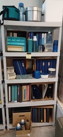 Entire Contents of Shel / Binders, coolers, all seen in photos