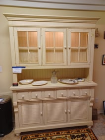 Beautiful Bassett Farmhouse China Hutch